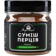 БАНОЧКА Приправа "Суміш перців мелена" 80 г./ 12 шт. ТМ "Море Специй"